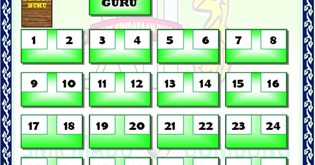 96+ Contoh Denah Kelas Yang Bagus Populer Denah