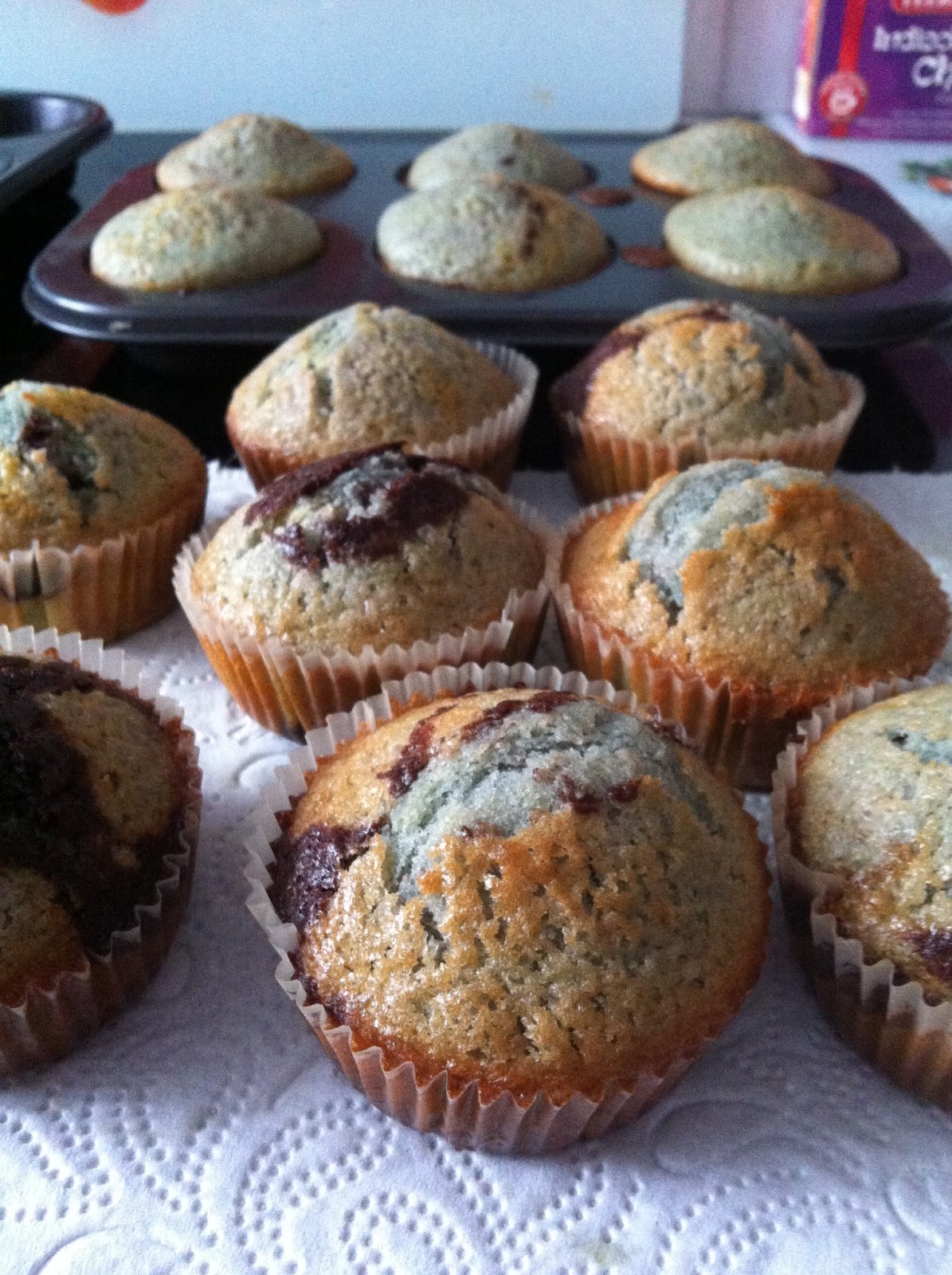 LanisLeckerEcke: Papageien-Muffins