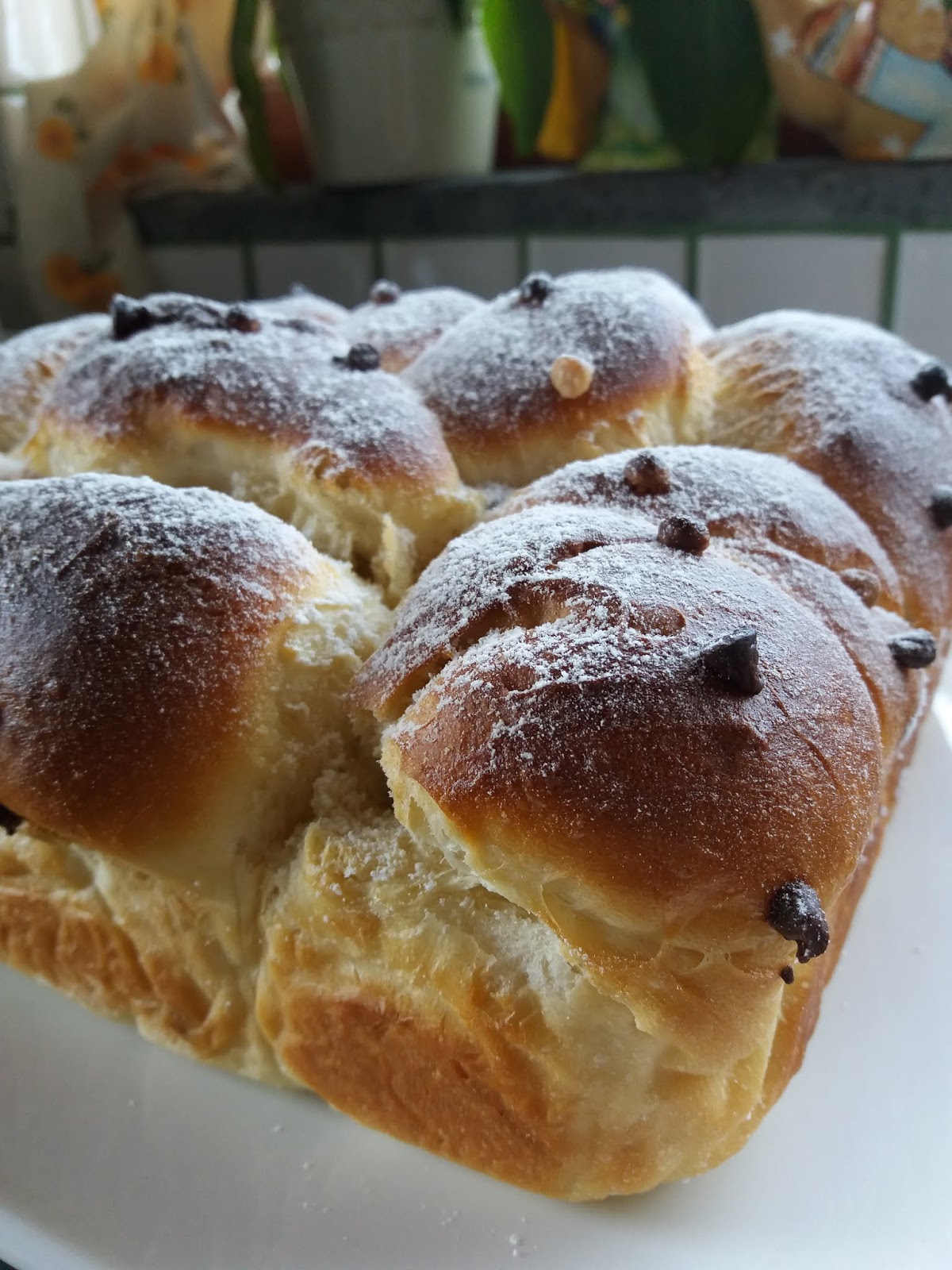 Il Dolce Mondo di Klò PAN BRIOCHE allo YOGURT con GOCCE di CIOCCOLATO