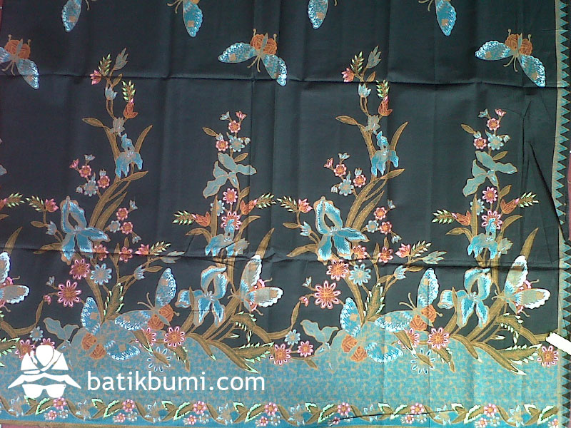 Kain Batik Kupu BP015A Koleksi kain batikbumi