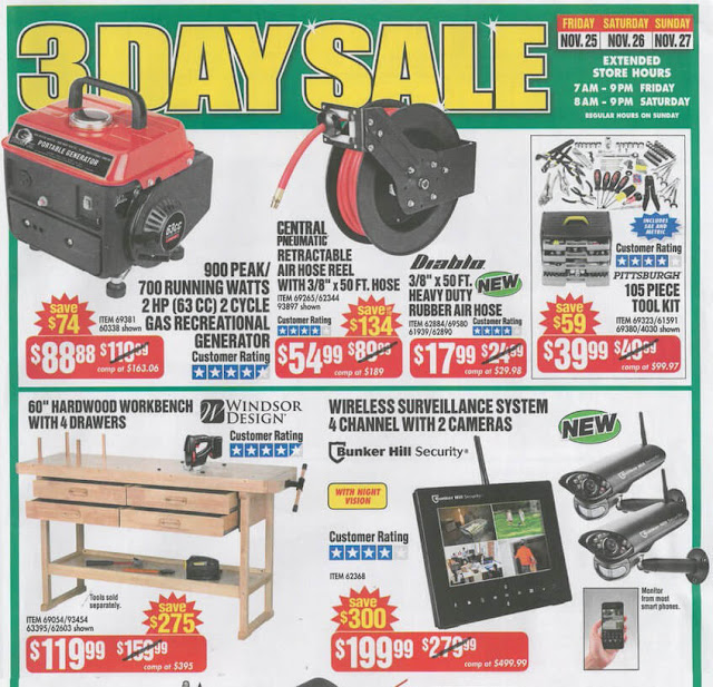 Harbor Freight Black Friday 2016 tools ad