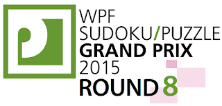 WPF Sudoku Grand Prix 2015 Round 8