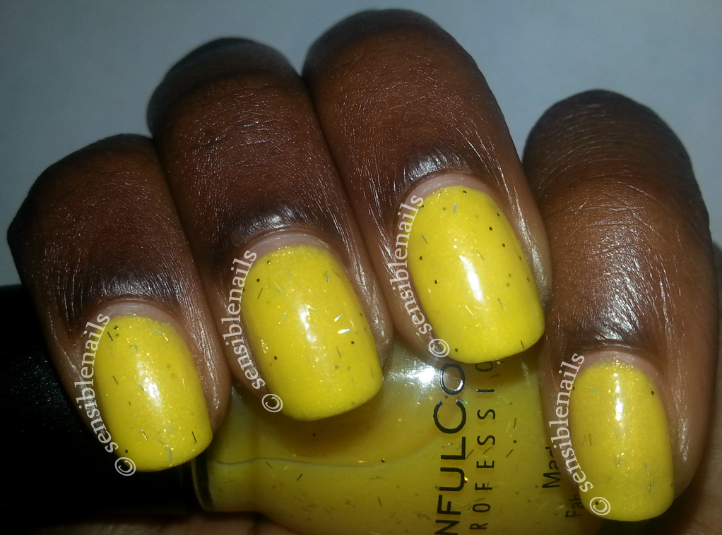 Sensible Nails Spotted A Bit Of Yellow Out There Yellow Spotted (Sinful Colors) & Yellow Out