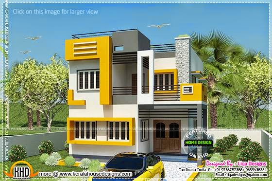 Tamil house modern style