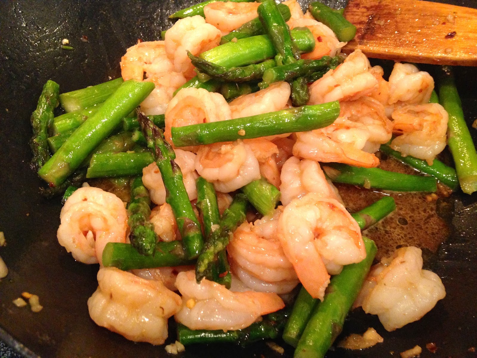 Rita's Recipes Shrimp & Asparagus StirFry