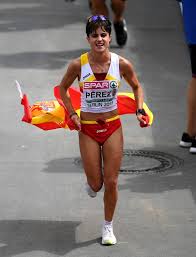 María Pérez. Campeona de Europa 20 km marcha.