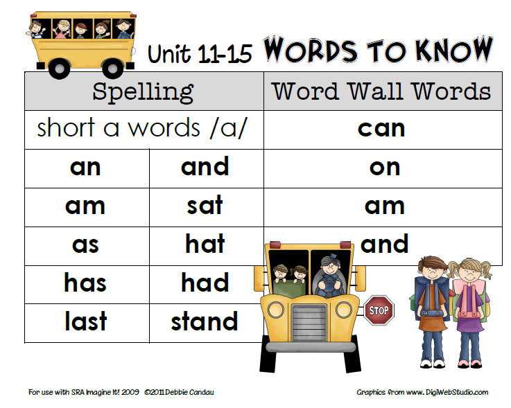 Sailing Through 1st Grade Unit 1 Open Court Materials Update