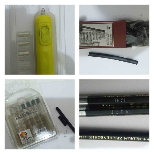 ادوات الرسم بالفحم