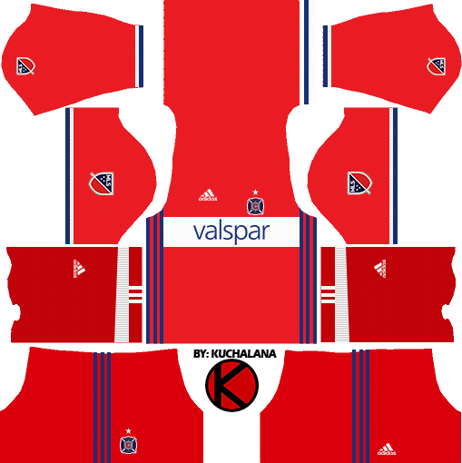 Chicago Fire Kits 2017 - Dream League Soccer