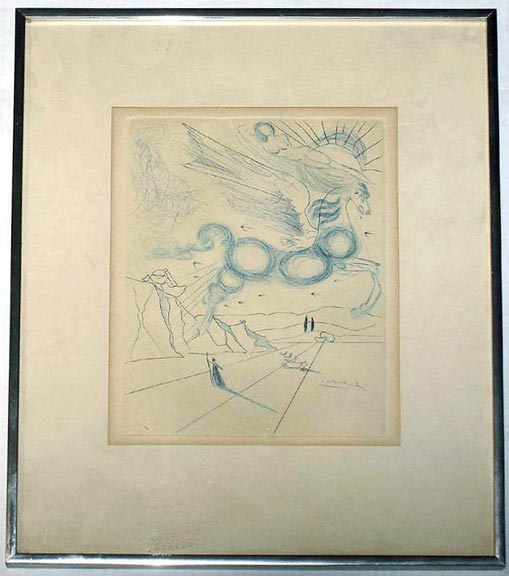 Salvador Dali Book Collector Salvador Dali Original Engraving