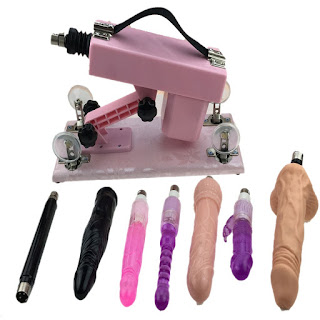 Awesome Pink Sex Machine prostate massage g spot dildo sex toys auto masturbator