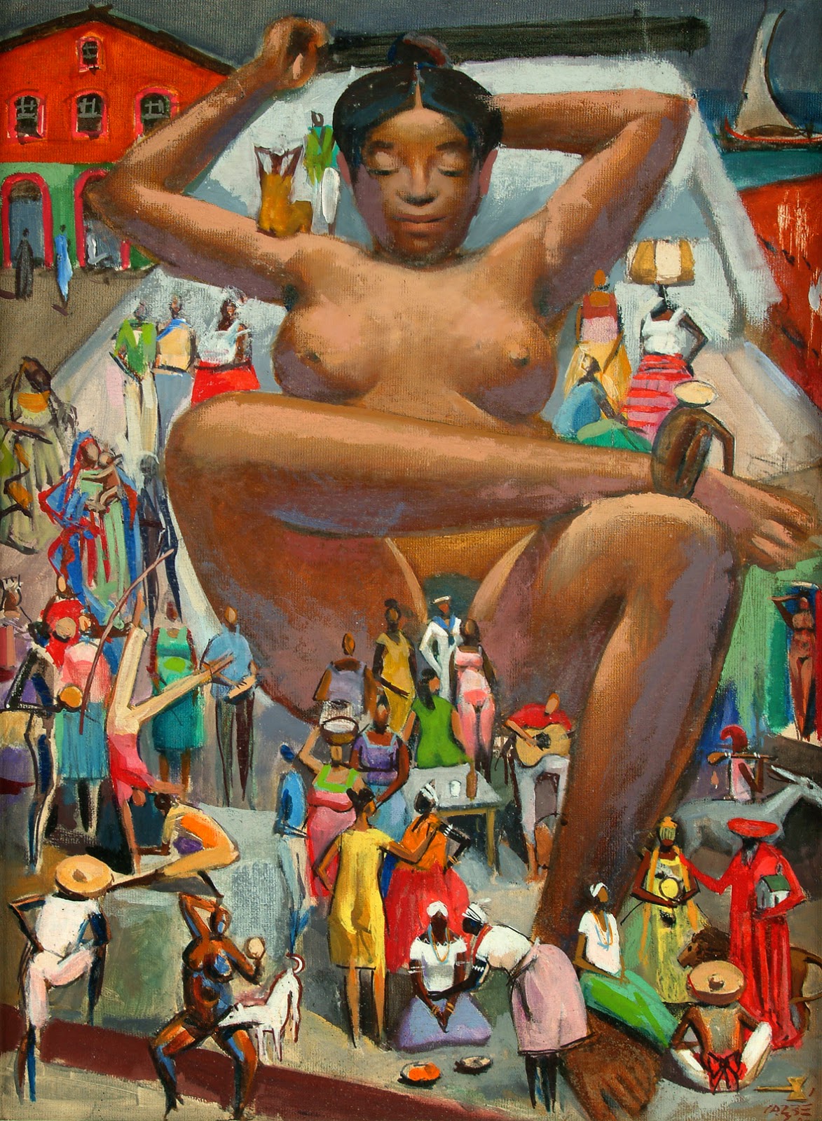 Mulata Grande - Carybé ~ Um pintor fascinado pela cultura da Bahia