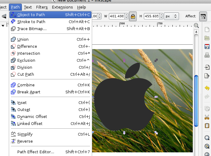 Cara Membuat Power Clip di Inkscape ximpoxium