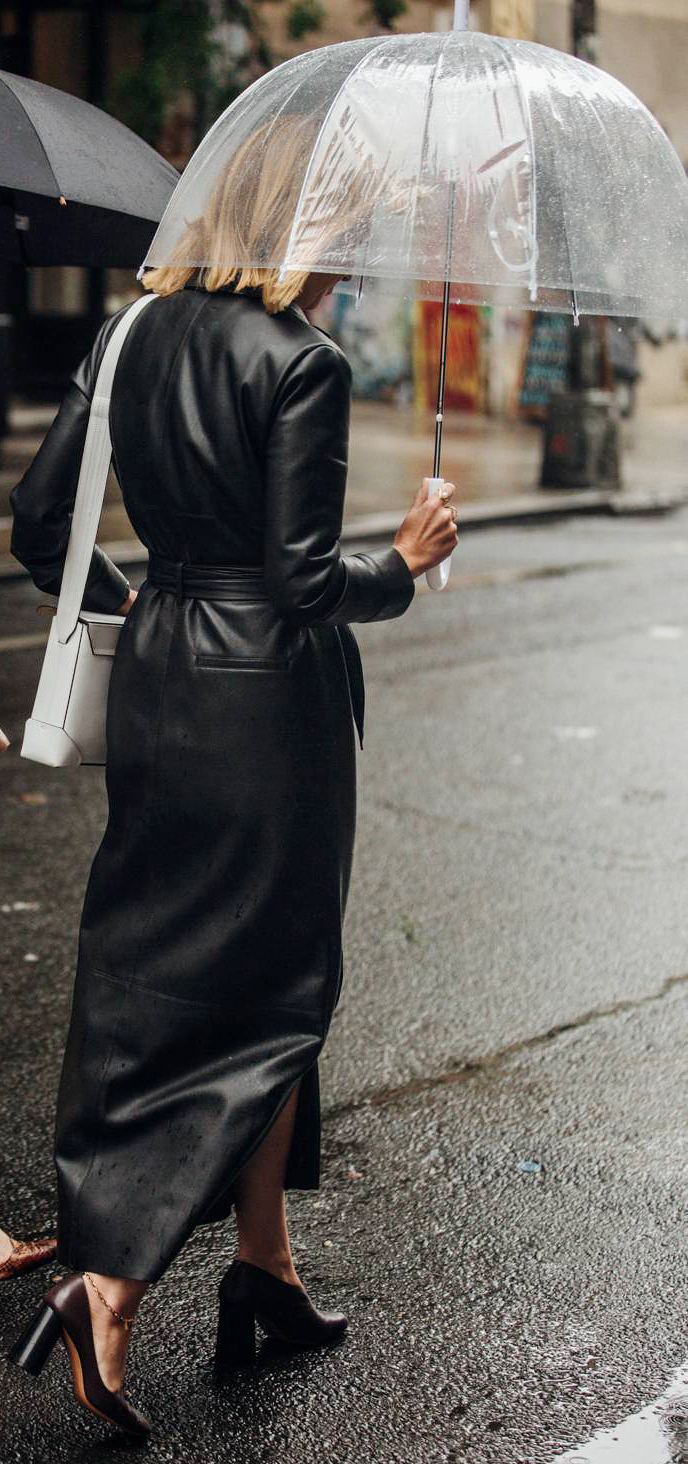 Leather Coat Daydreams: Modern leather coats... or are they?