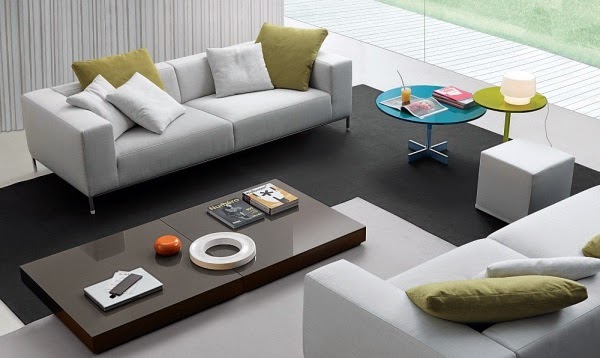Modern low models coffee table designs by Sergio Brioschi