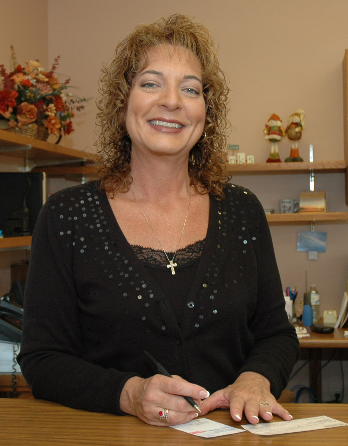 Greentown Grapevine New Employee in Greentown Utility Office