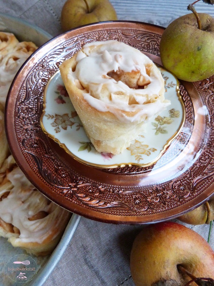 Apfel-Zimt-Schnecken - Biskuitwerkstatt