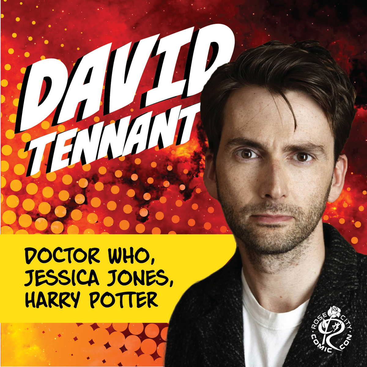 David Tennant to attend Rose City Comic Con in Portland, OR in