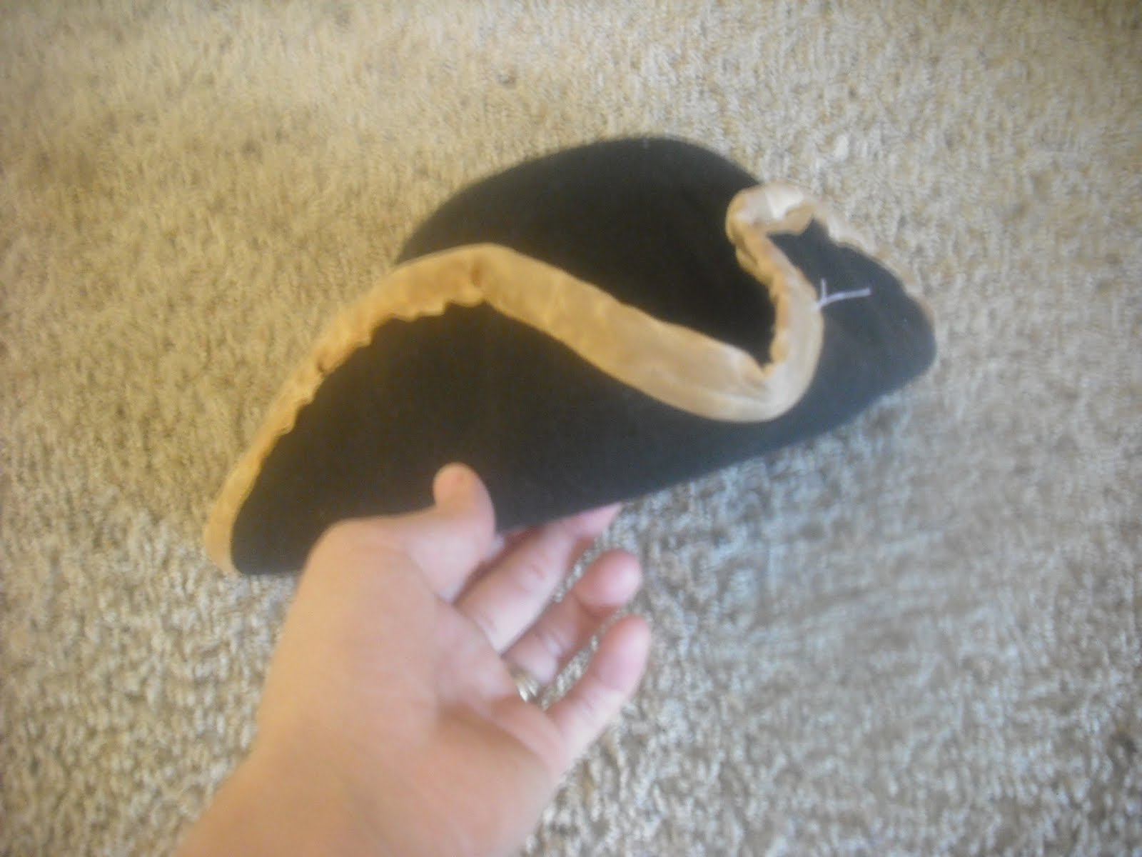 Homemade Play for Kids How to make Jack Sparrow's tricorn pirate hat.