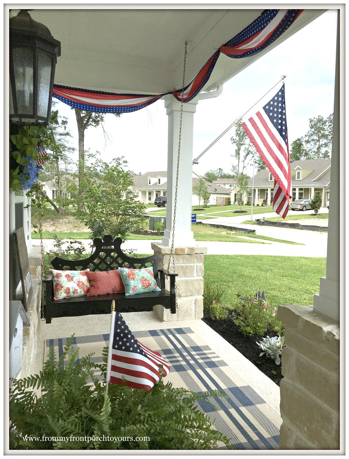 From My Front Porch To Yours Farmhouse Patriotic Summer Front Porch