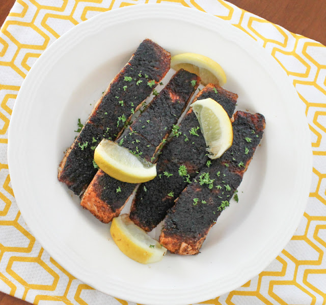 Food Lust People Love Cajun Spiced Salmon FishFridayFoodies