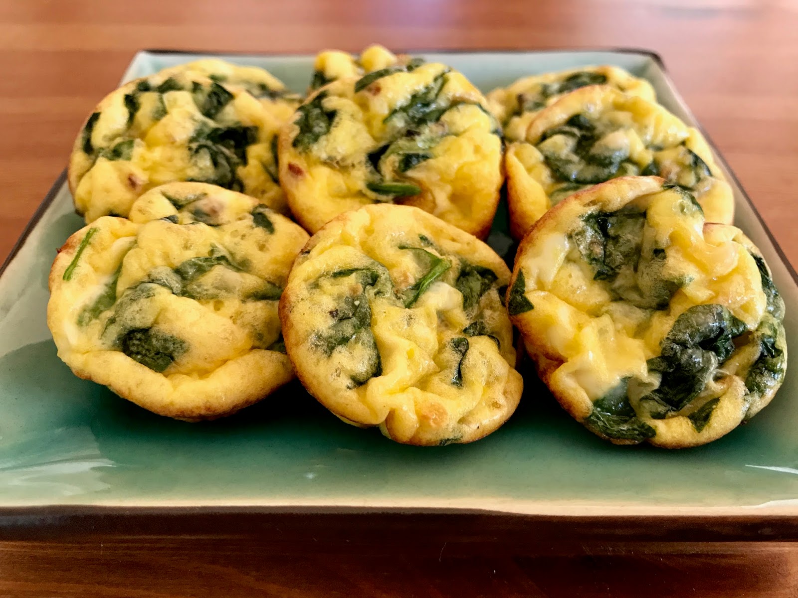 One More Taste Frittata Bites with Spinach and Parmesan