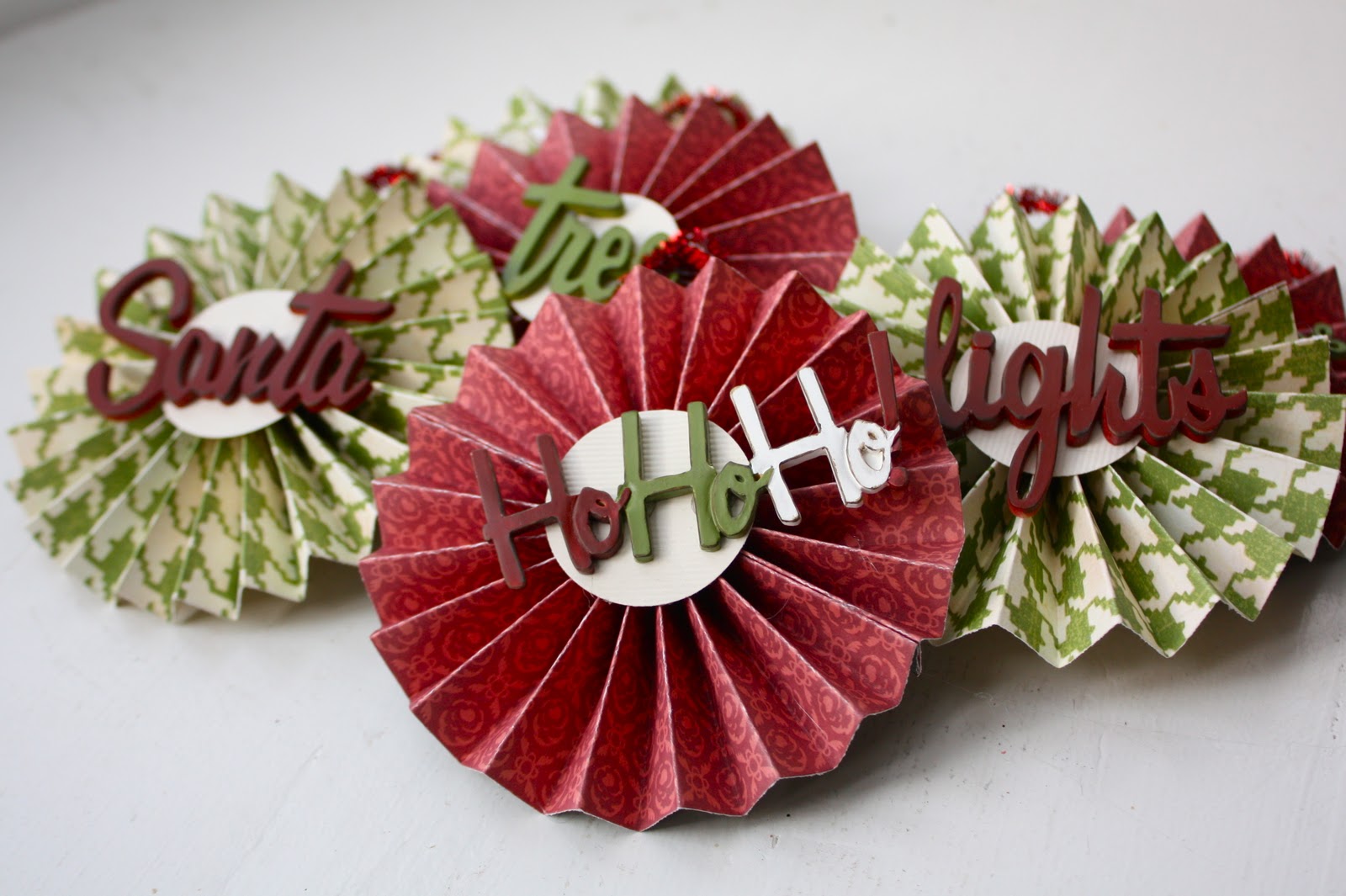 Christmas Paper Medallion Ornaments  Design Dazzle