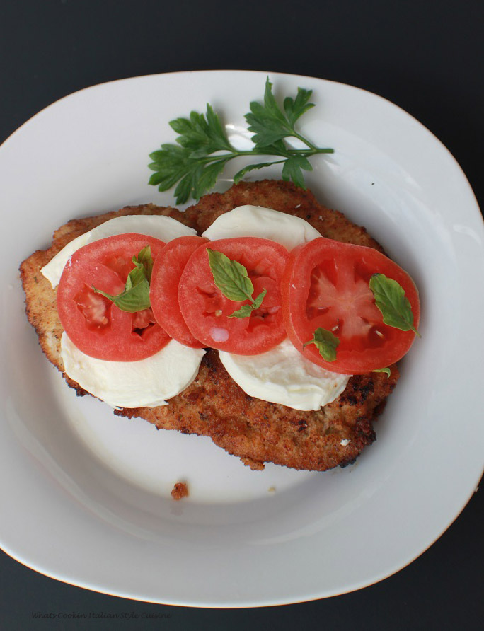 Steak Cutlets Caprese What's Cookin' Italian Style Cuisine