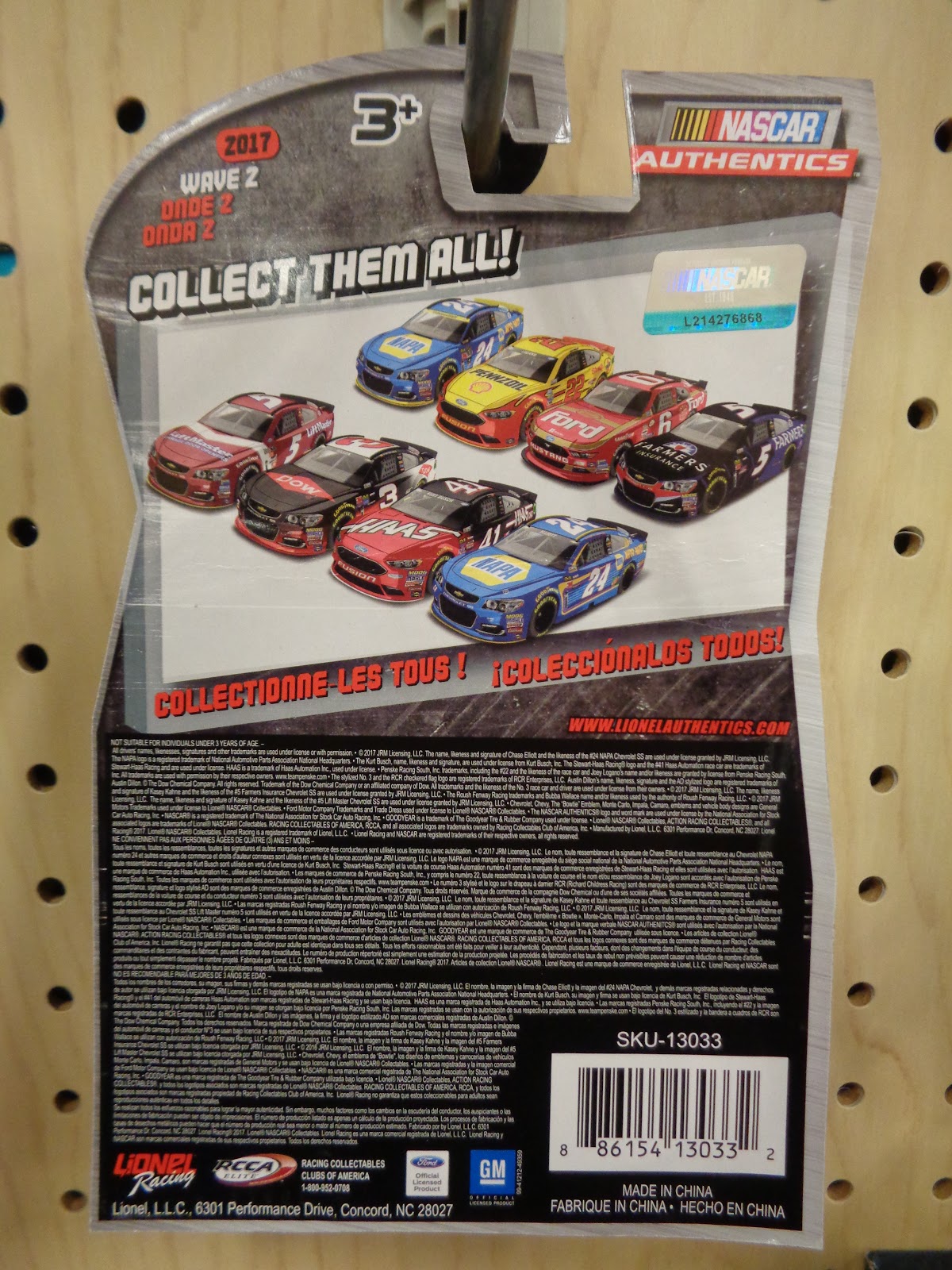 J And J Toys NASCAR Authentics 2017 Wave 2