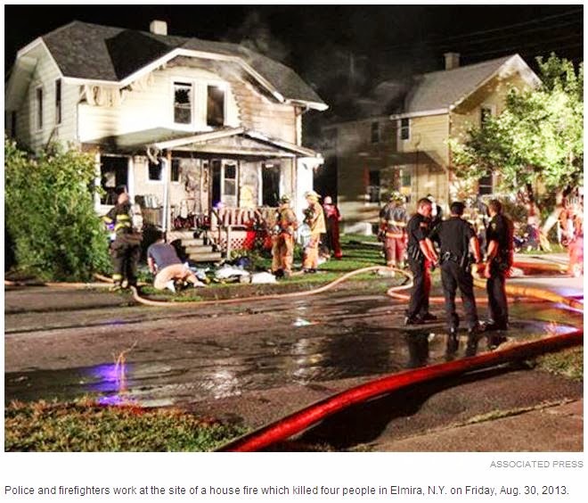 Tioga Fire Protection and Fire Prevention Elmira New York House Fire