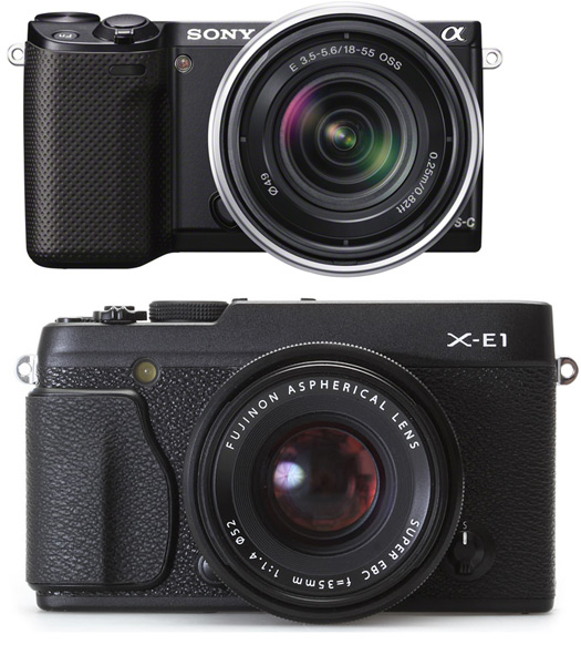 sony nex-5r vs fuji x-e1