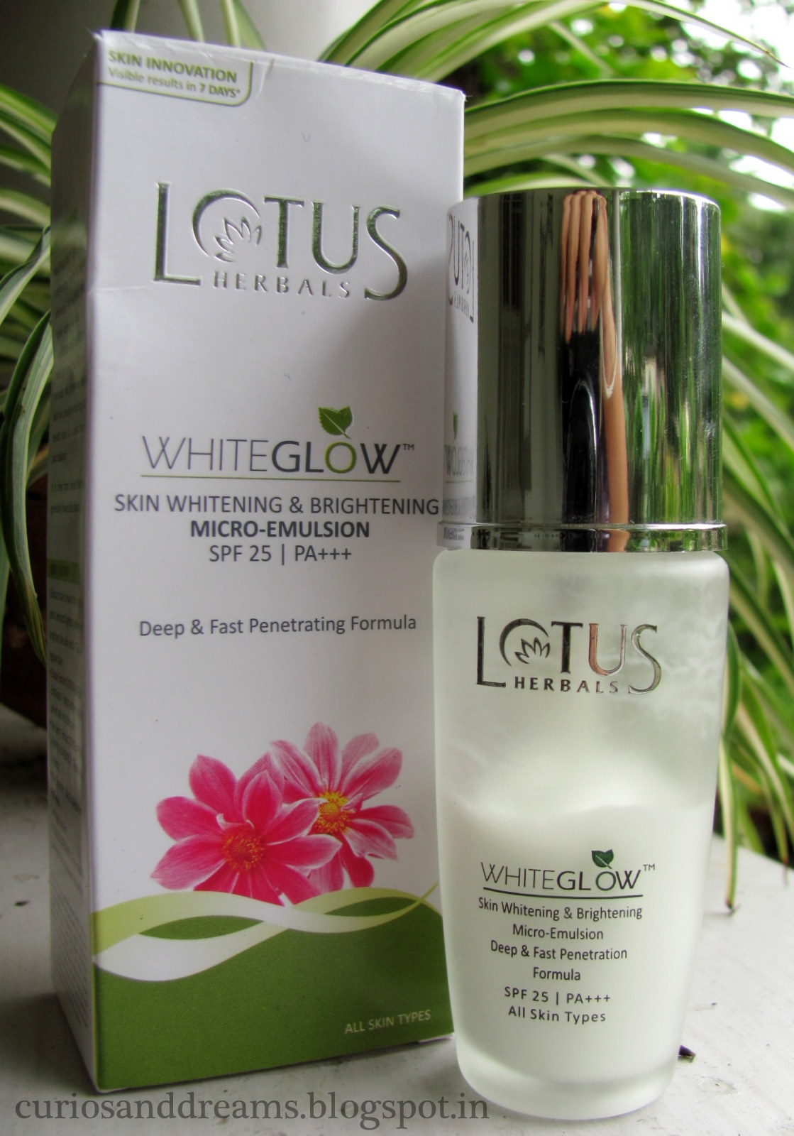 lotus herbals whiteglow skin whitening & brightening