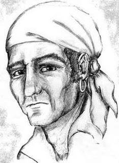 Pirata con pendiente