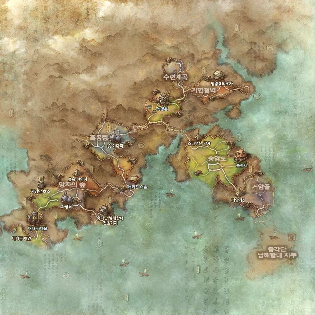 Blade and Soul World Map ~ Blade And Soul Blade and Soul World Map ~ Blade And Soul