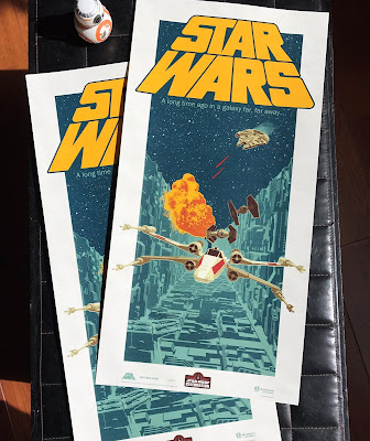 Star Wars Celebration 2017 Exclusive “Star Wars: Forty Years of the Force” Screen Print by Brian Miller