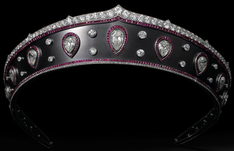 Tiara Mania Romanian Blackened Steel Tiara