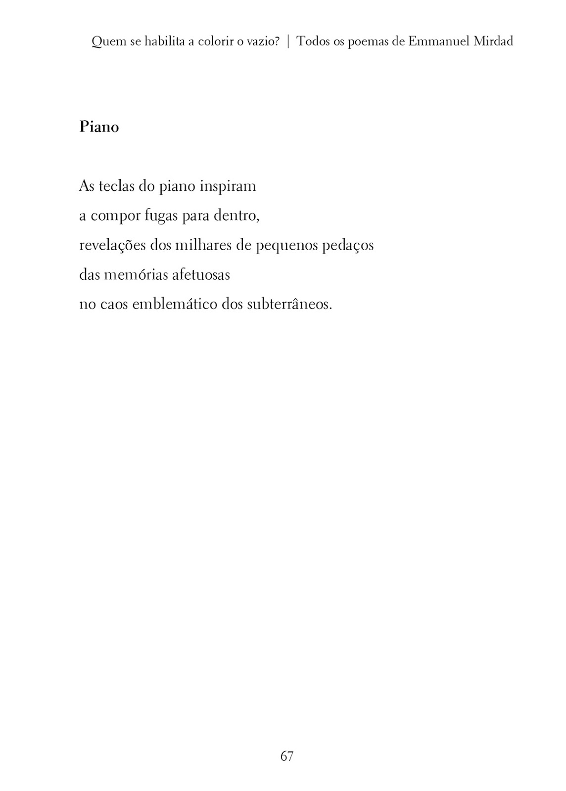 Precaución articulo lunes Poema “Piano”, de Emmanuel Mirdad