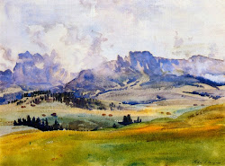 sargent singer john watercolor paintings dolomites watercolors watercolour artists artist 1914 watercolours mountainscapes landscape painting oil rocks landscapes collection cm