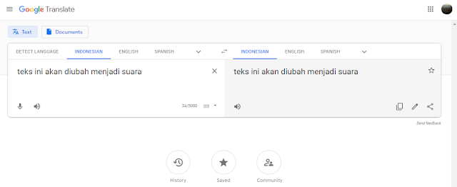 suara google translate