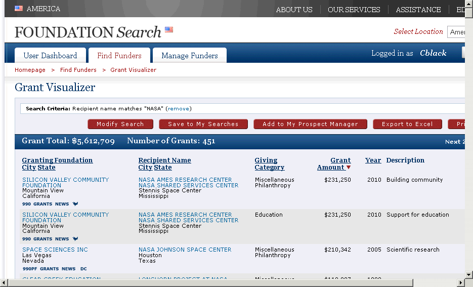 The Commercial Space Blog Foundation Funding "Rocket" Science