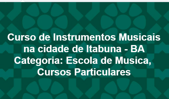 Curso de Instrumentos Musicais na cidade de Itabuna - BA Categoria: Escola de Musica, Cursos Particulares #Curso de Instrumentos, #Musicais na cidade de Itabuna - BA Categoria: Escola de Musica, Cursos Particulares#