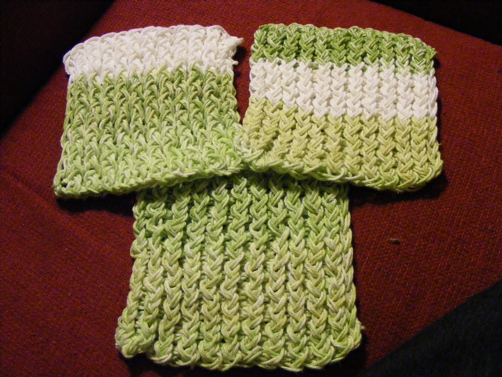 Misti's Blooming Looming Dishcloths!