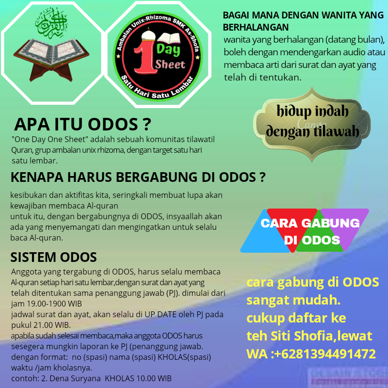 2019 One Day One Sheet