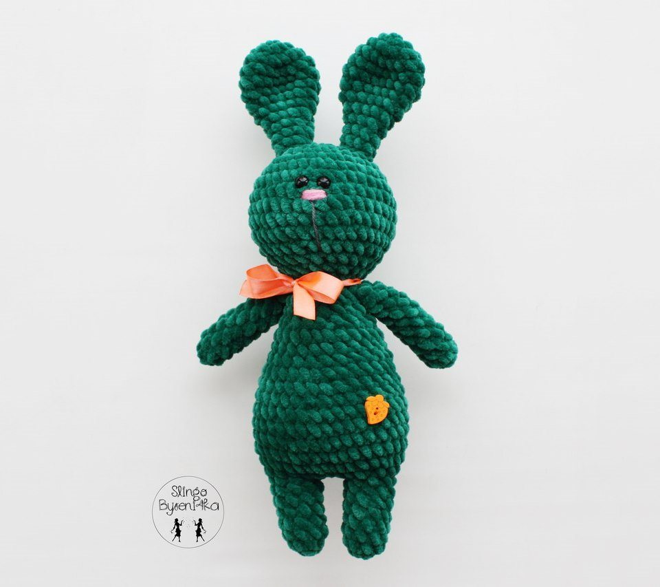 Crochet plush bunny amigurumi