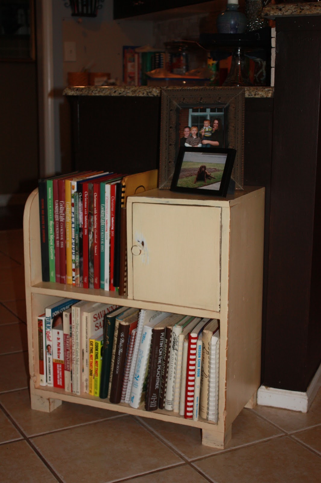 The Painting Professor Cookbook Bookcase Remake