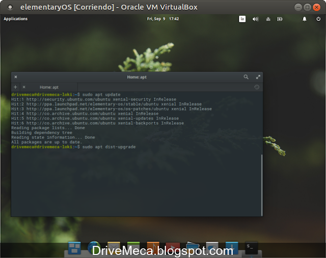 DriveMeca instalando elementary OS Loki paso a paso