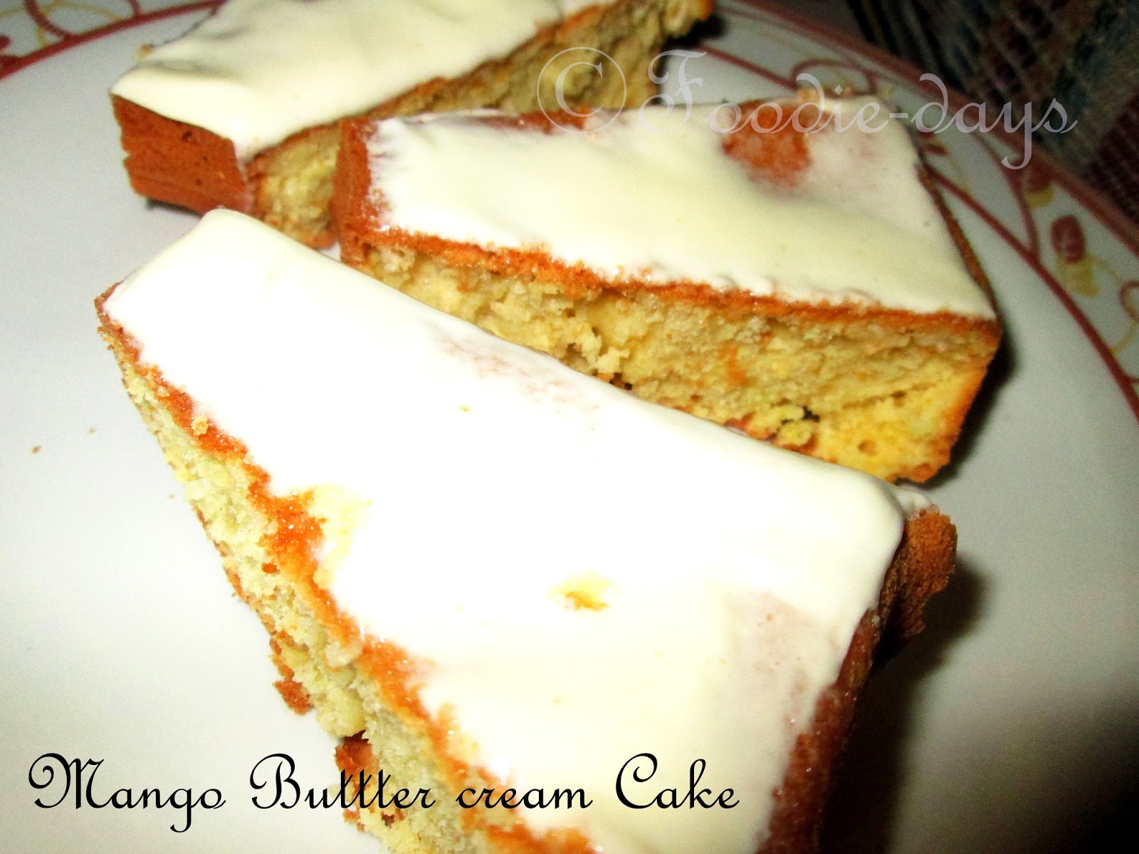 Mango Butter Cake