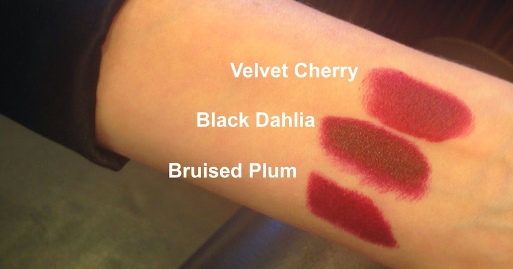 lola's secret beauty blog: Tom Ford Lip Color in Black Comparison Swatches (Including Orchid)