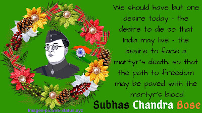 Happy Netaji Subhas Chandra Bose Jayanti Wishes Images