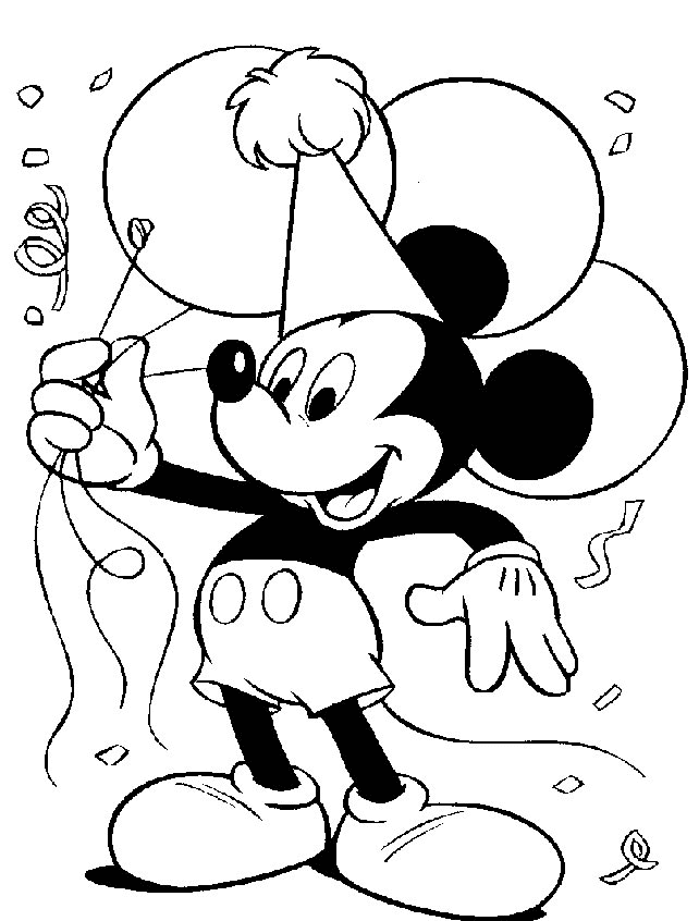 Gambar Mewarnai Mickey Mouse Anak Paud Tk Aneka 10 Minions